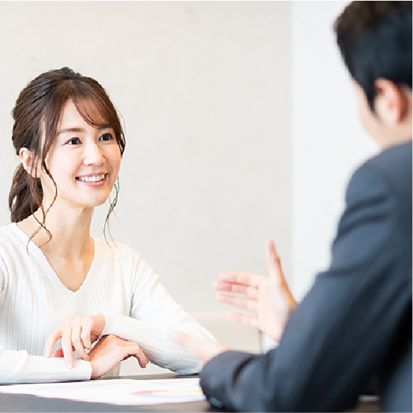 不安感を解消するため必要な調整をおこなう