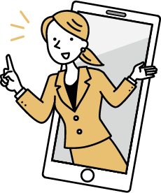 就職者の声 イラスト